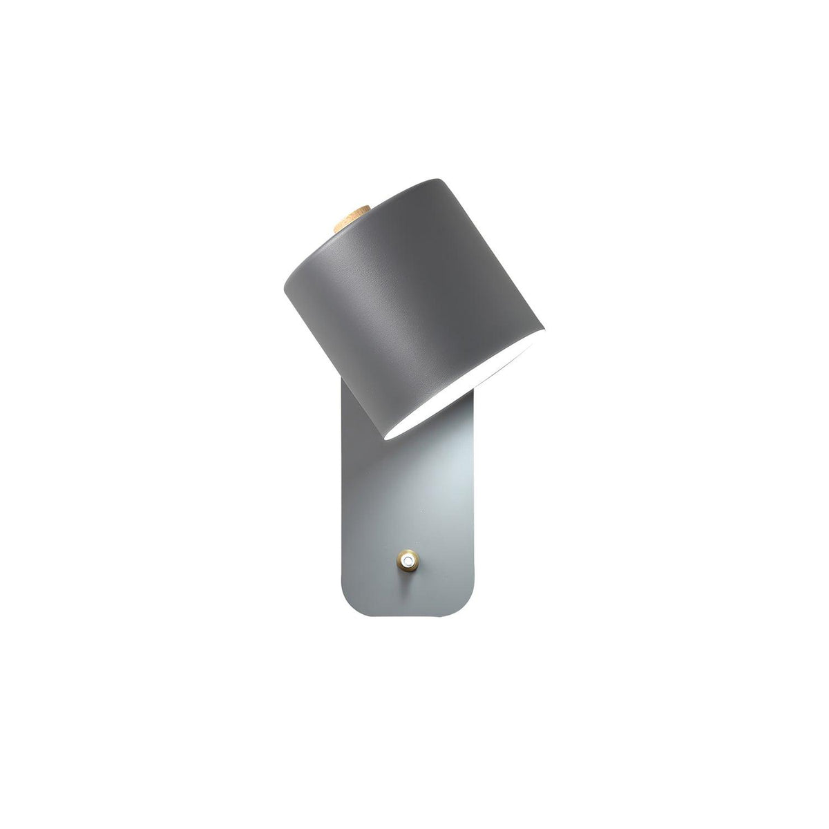 Rotatable Cylinder Plug In Wall Lamp