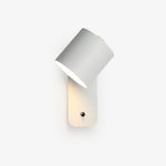 Cylinder Rechargeable Wall Sconce with 350° Rotation and Touch Dimmer