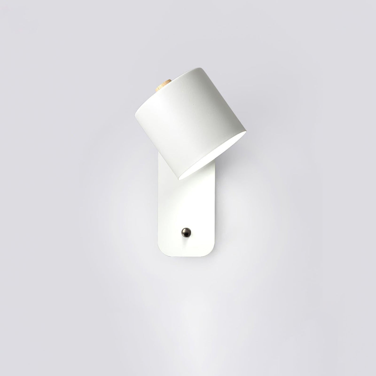 Cylinder Rechargeable Wall Sconce with 350° Rotation and Touch Dimmer
