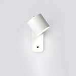 Cylinder Rechargeable Wall Sconce with 350° Rotation and Touch Dimmer