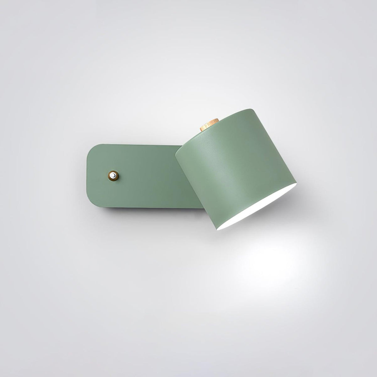 Rotatable Cylinder Plug In Wall Lamp