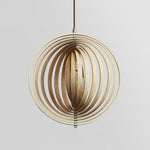 Rotating Moon Pendant Light