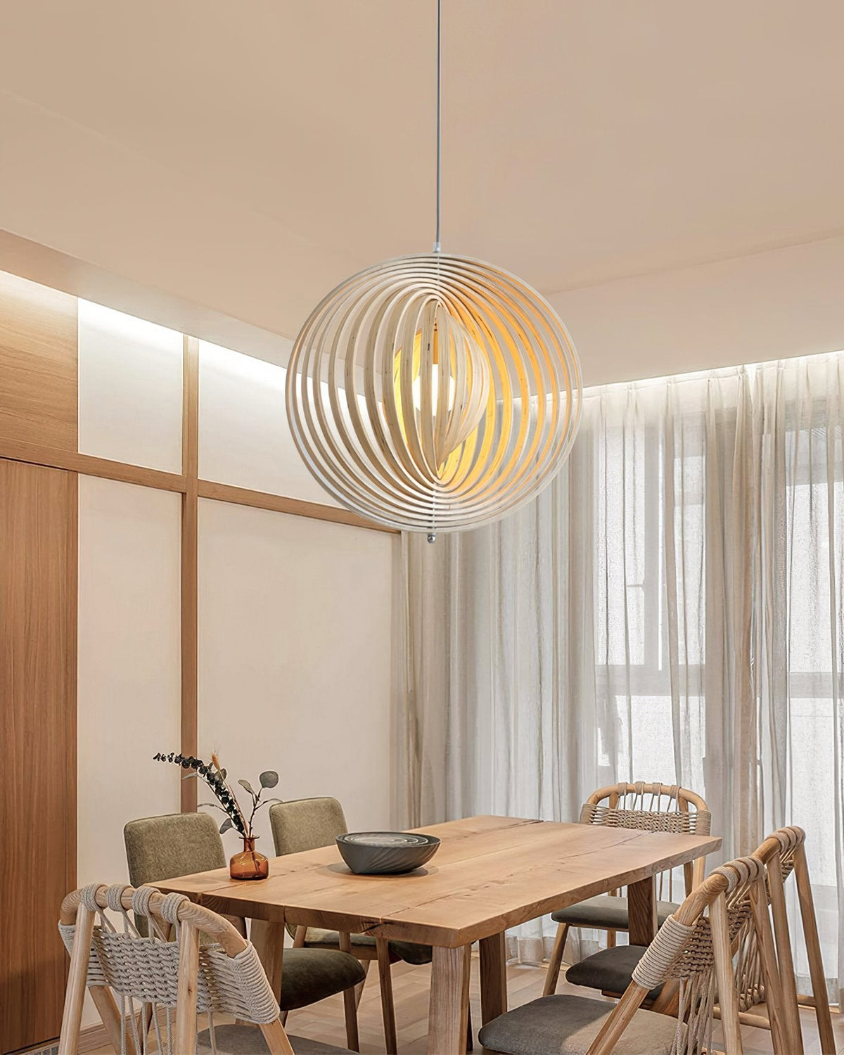 Rotating Moon Pendant Light