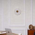 Nayra Alabaster Wall Sconce – Sculpted LED Wall Light in Natural Stone