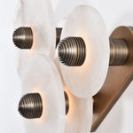 Nayra Alabaster Wall Sconce – Sculpted LED Wall Light in Natural Stone