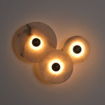 Nayra Alabaster Wall Sconce – Sculpted LED Wall Light in Natural Stone