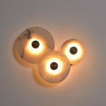 Nayra Alabaster Wall Sconce – Sculpted LED Wall Light in Natural Stone