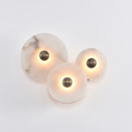 Nayra Alabaster Wall Sconce – Sculpted LED Wall Light in Natural Stone