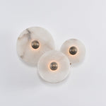 Nayra Alabaster Wall Sconce – Sculpted LED Wall Light in Natural Stone