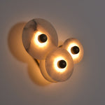 Nayra Alabaster Wall Sconce – Sculpted LED Wall Light in Natural Stone
