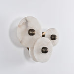 Nayra Alabaster Wall Sconce – Sculpted LED Wall Light in Natural Stone