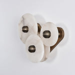 Nayra Alabaster Wall Sconce – Sculpted LED Wall Light in Natural Stone