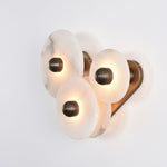Nayra Alabaster Wall Sconce – Sculpted LED Wall Light in Natural Stone