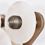Nayra Alabaster Wall Sconce – Sculpted LED Wall Light in Natural Stone