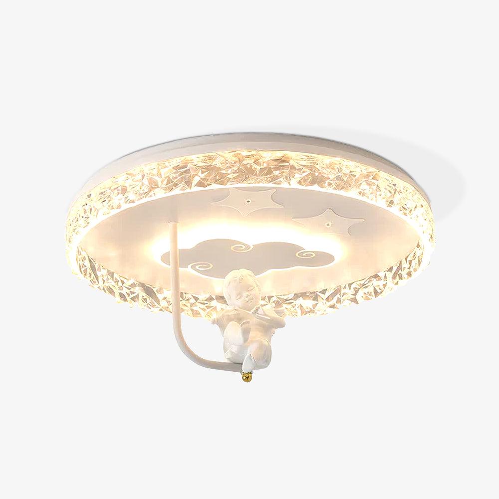 Round Carousel Childrens Ceiling Lamp
