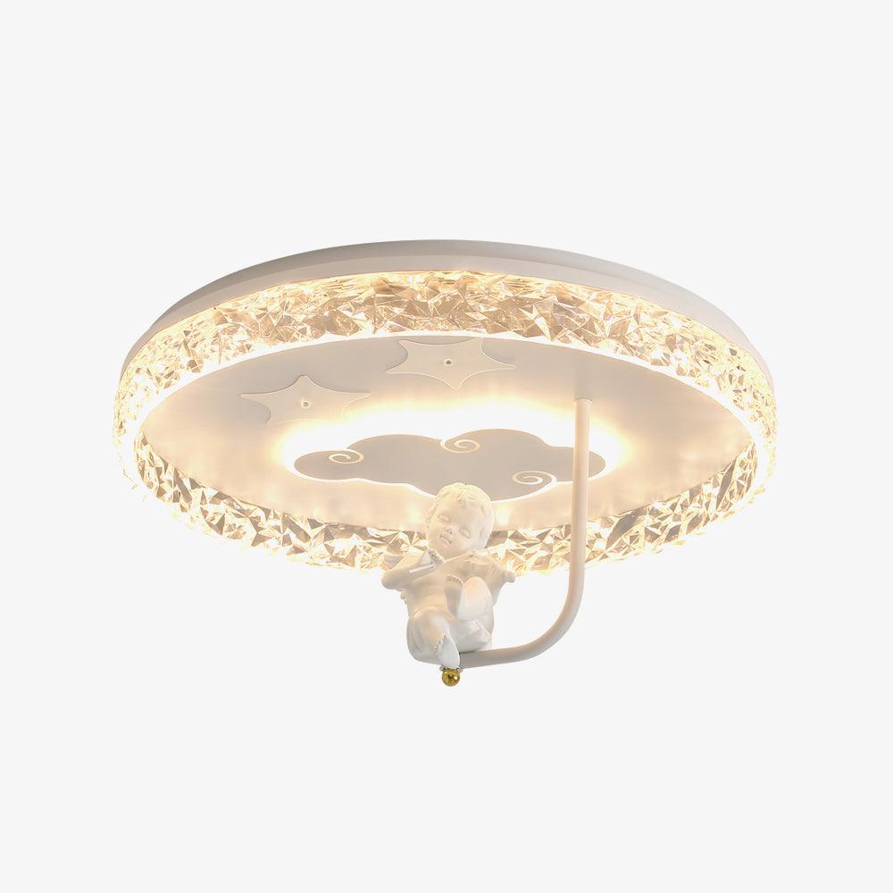 Round Carousel Childrens Ceiling Lamp