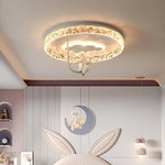 Round Carousel Childrens Ceiling Lamp