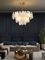 Round Cloud Glass Pendant Light