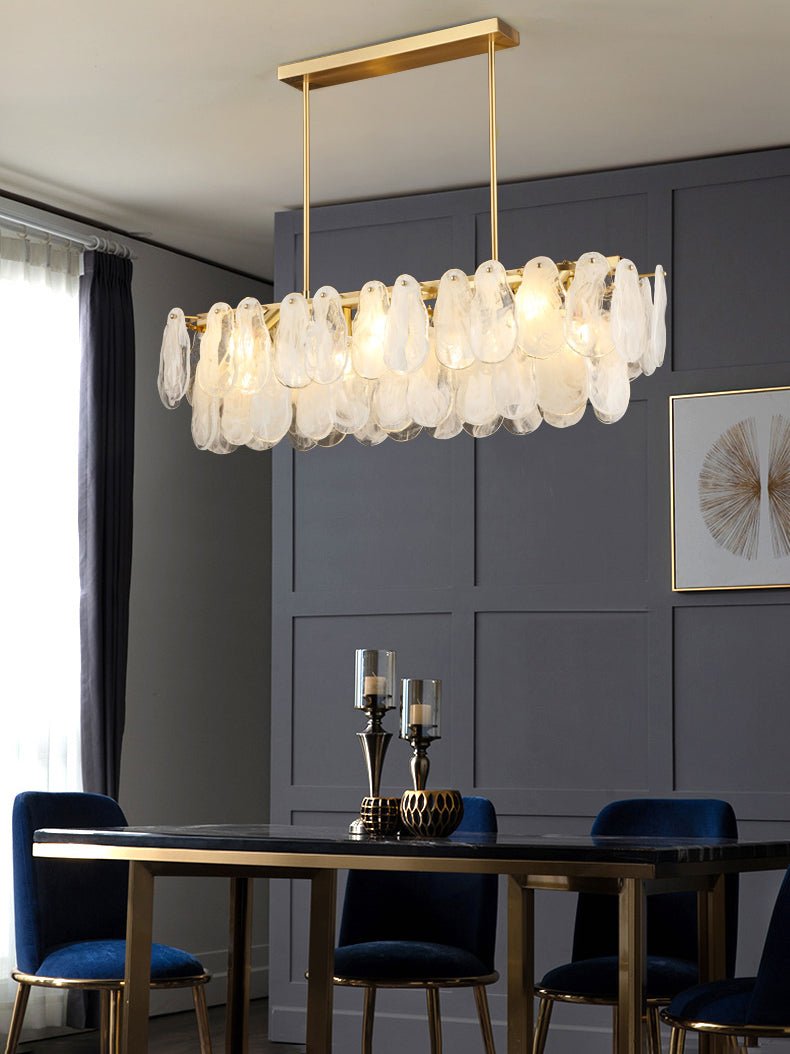 Round Cloud Glass Pendant Light