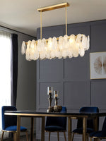 Round Cloud Glass Pendant Light