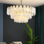 Round Cloud Glass Pendant Light