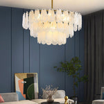 Round Cloud Glass Pendant Light