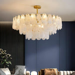 Round Cloud Glass Pendant Light