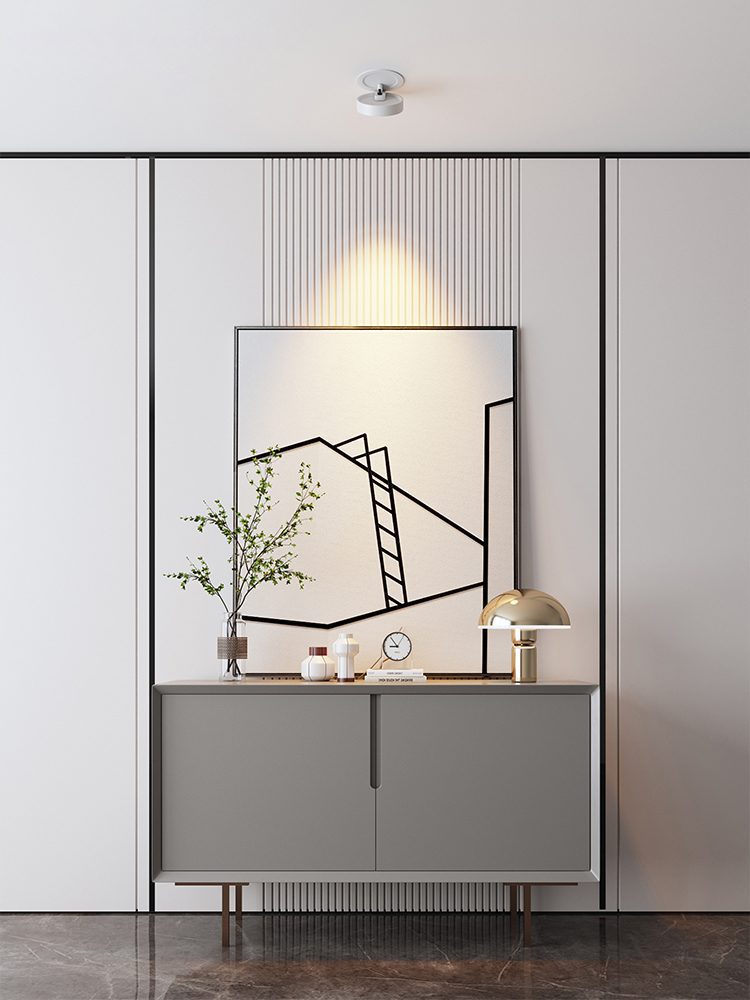Round Folding Rotating Spotlight