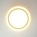 Round Pleated Ceiling Lamp
