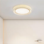 Round Pleated Ceiling Lamp