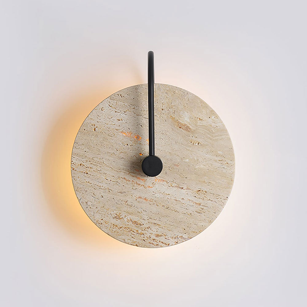 round-travertine-wall-lamp