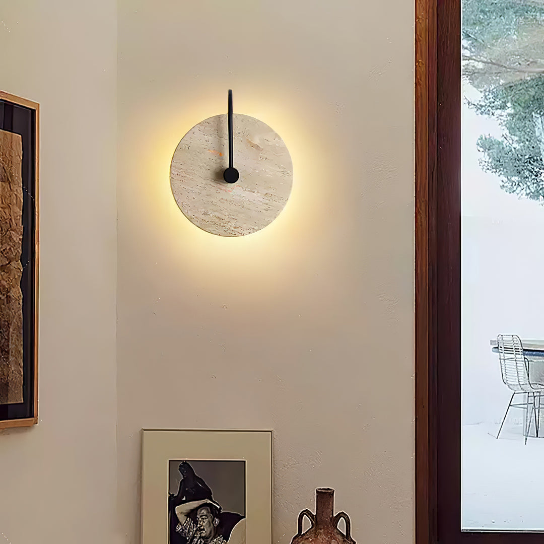 round-travertine-wall-lamp
