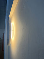Round White Marble Sconce