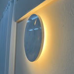 Round White Marble Sconce