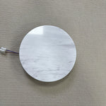 Round White Marble Sconce