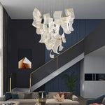 Double Storey Villa Living Room Light Luxurious And Artistic Chandelier