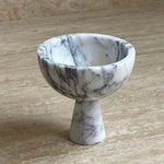 Rowan Stone Display Bowl – Sculptural Marble & Travertine Decor Accent