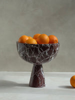 Rowan Stone Display Bowl – Sculptural Marble & Travertine Decor Accent