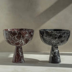 Rowan Stone Display Bowl – Sculptural Marble & Travertine Decor Accent