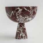 Rowan Stone Display Bowl – Sculptural Marble & Travertine Decor Accent