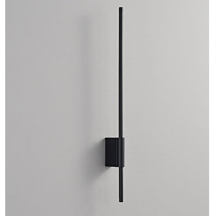 Rowan Linear LED Wall Sconce in Black, Modern Minimalist Architectural Lighting