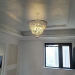 Bordeaux Wood Bead Chandelier