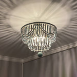 Bordeaux Wood Bead Chandelier