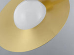 Saturne Brass & Glass Pendant Light – Modern Celestial Suspension