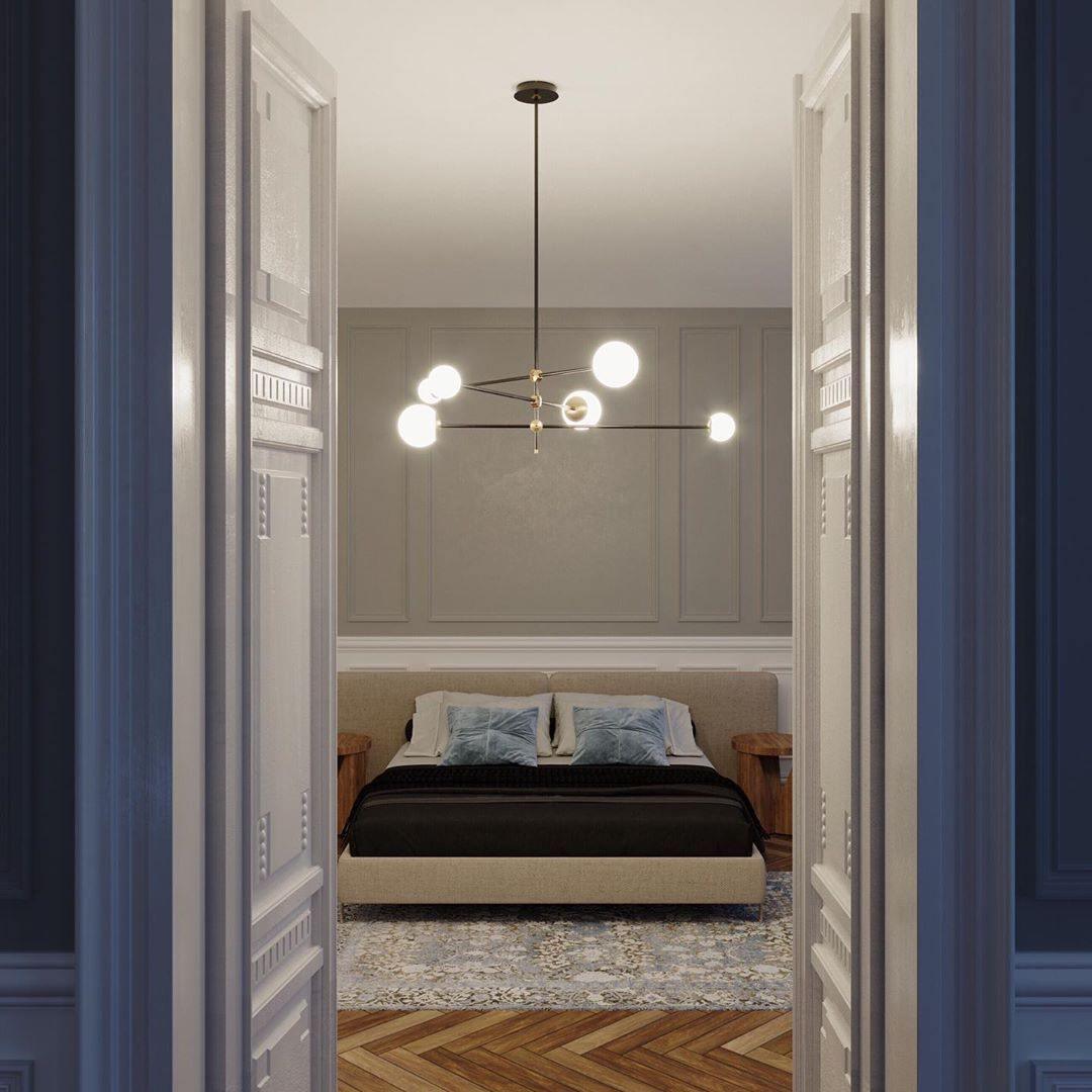 Baton Chandelier
