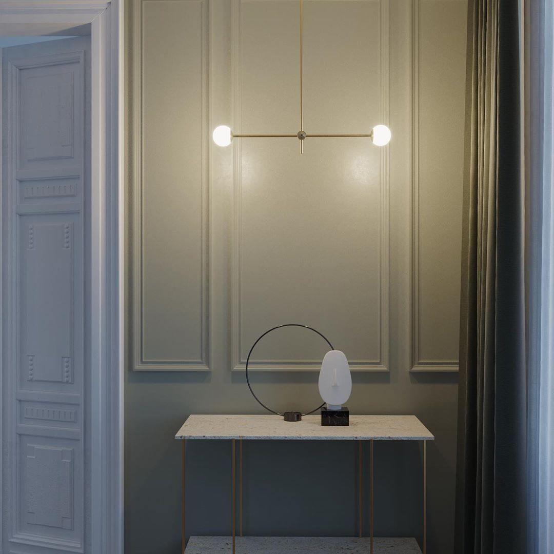 Baton Chandelier