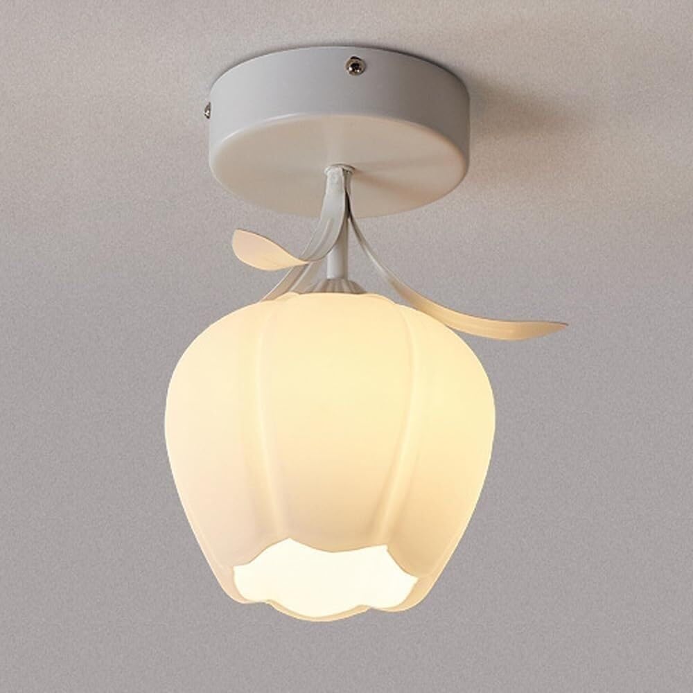French Style Cream Colored Balcony Entrance Ceiling Light For The Hallway