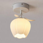 French Style Cream Colored Balcony Entrance Ceiling Light For The Hallway