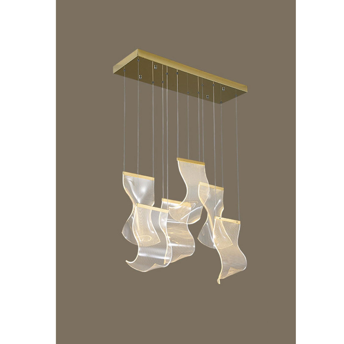Double Storey Villa Living Room Light Luxurious And Artistic Chandelier