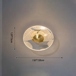Modern Geometric Grain Ceiling Light